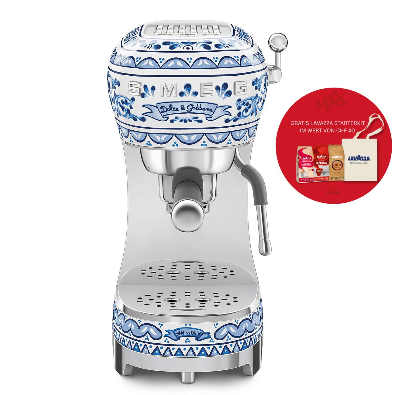 Espressomaschine mit Siebträger ECF02DGBEU Lavazza-Edition