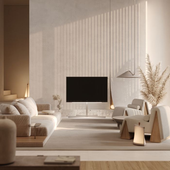 Loewe stellar 42 dr+ alu + concrete