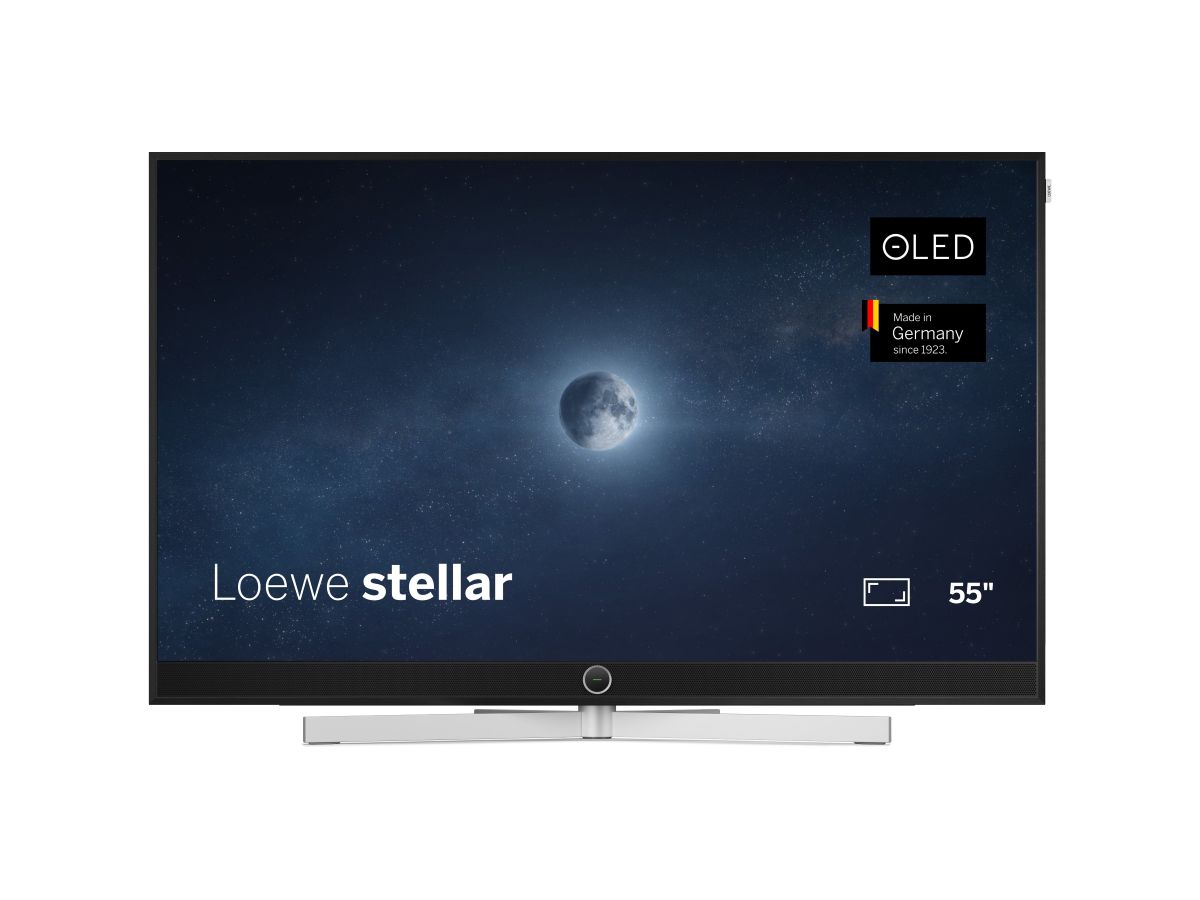 Loewe stellar 55 dr+ alu black + lava