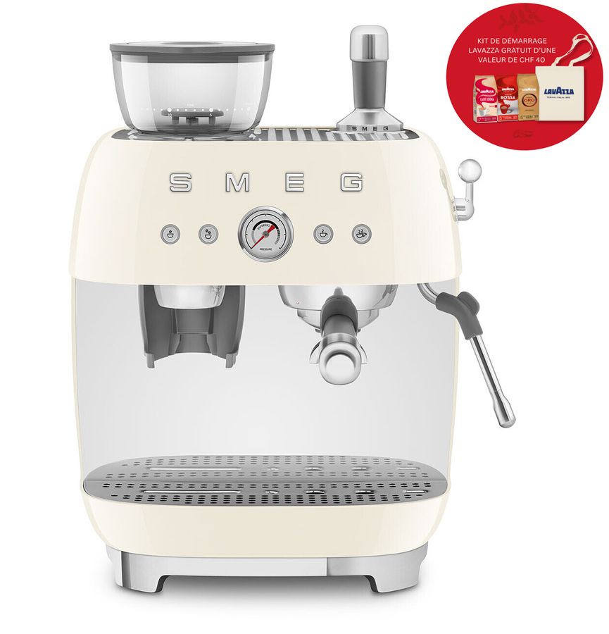 Espresso Coffee Machine with grinder EGF03CREU Lavazza-Edition