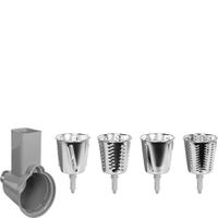 4 stainless steel attachments for cutting and grating for food processor SMSG01