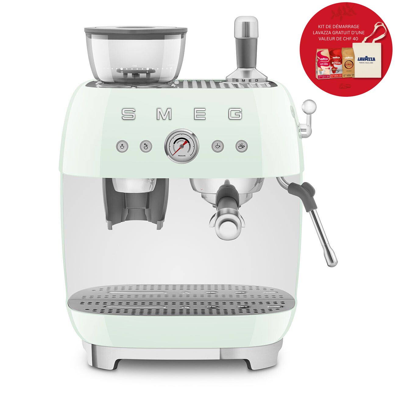 Espresso Coffee Machine with grinder EGF03PGEU Lavazza-Edition