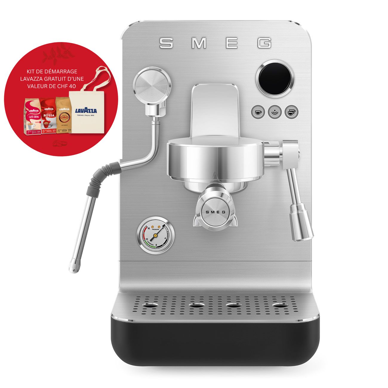 Espresso Coffee Machine MiniPro EMC02BLMEU Lavazza-Edition