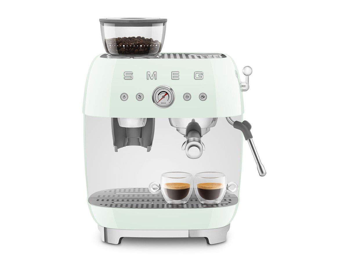 Espresso Coffee Machine with grinder 50's Style EGF03PGEU