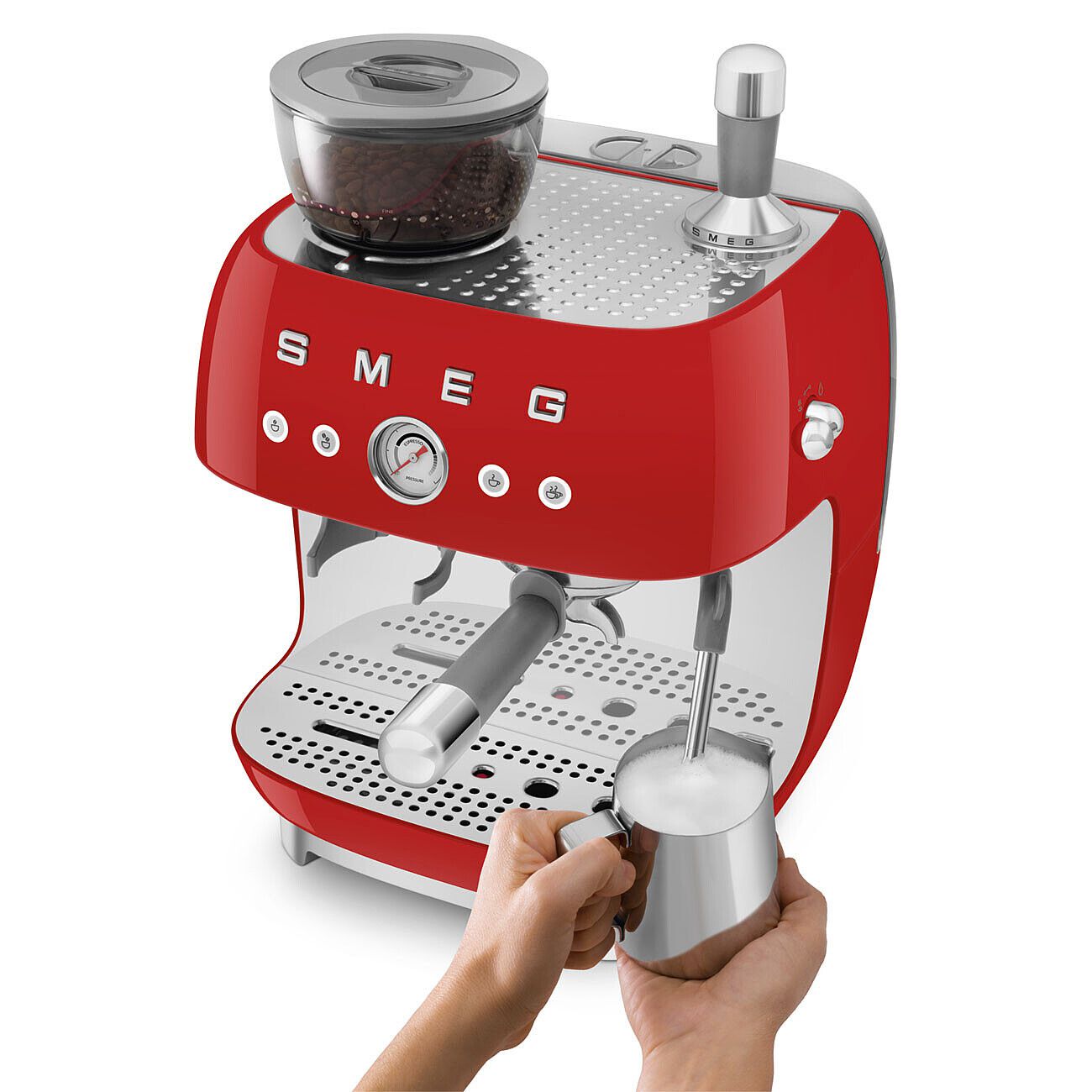 Machine à café Espresso avec broyeur EGF03RDEU Édition-Lavazza