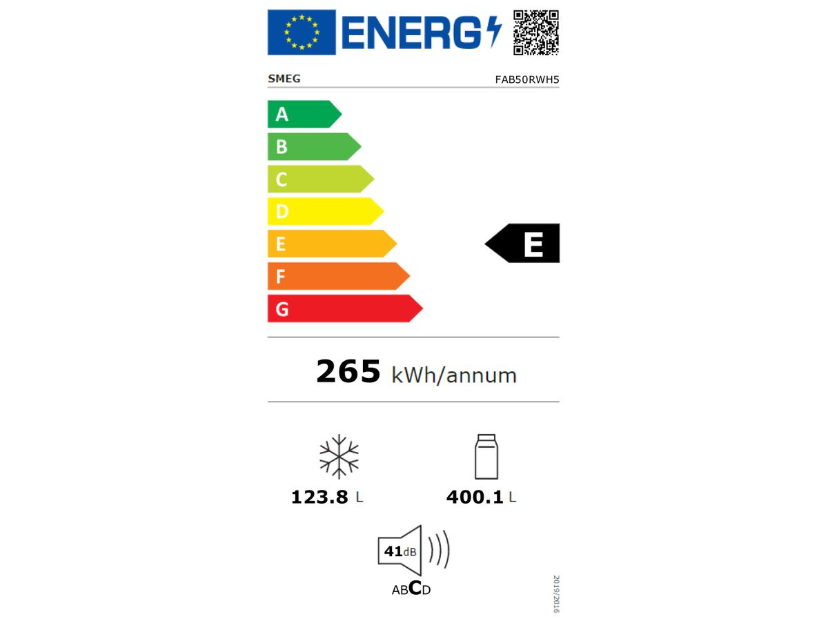 Réfrigérateur sur pied FAB50RWH5