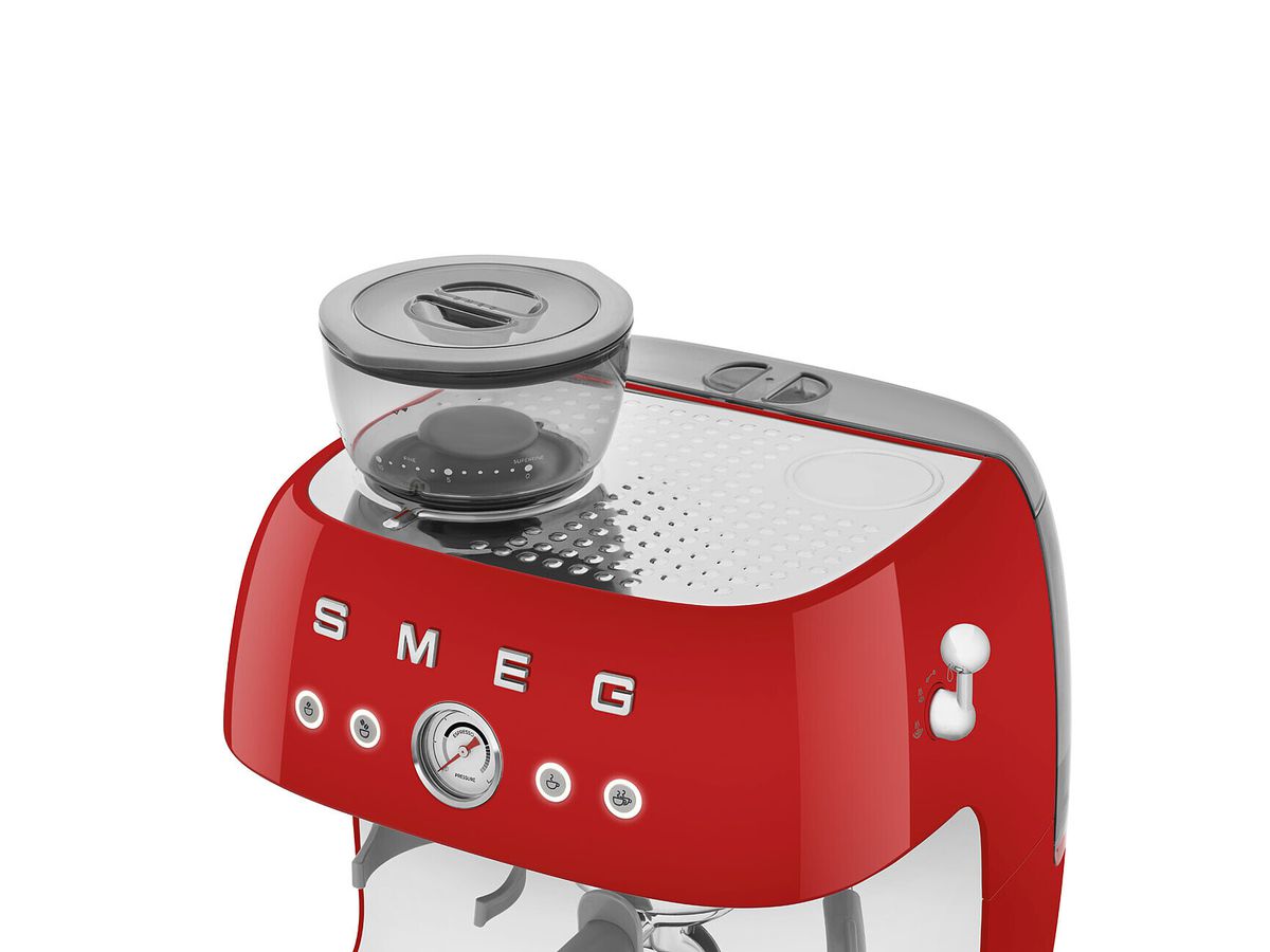 Espressomaschine mit Mahlwerk 50's Style EGF03RDEU