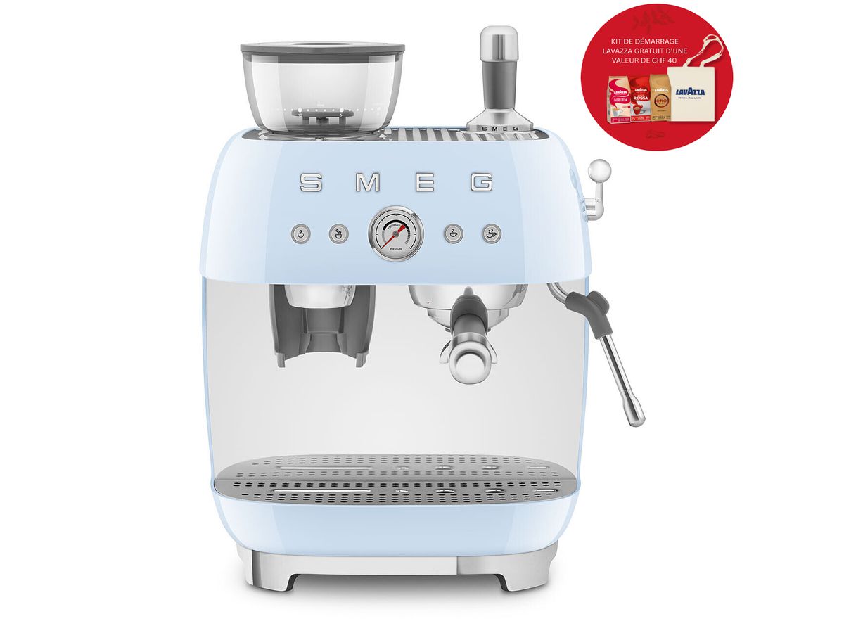 Espressomaschine mit Mahlwerk EGF03PBEU Lavazza-Edition