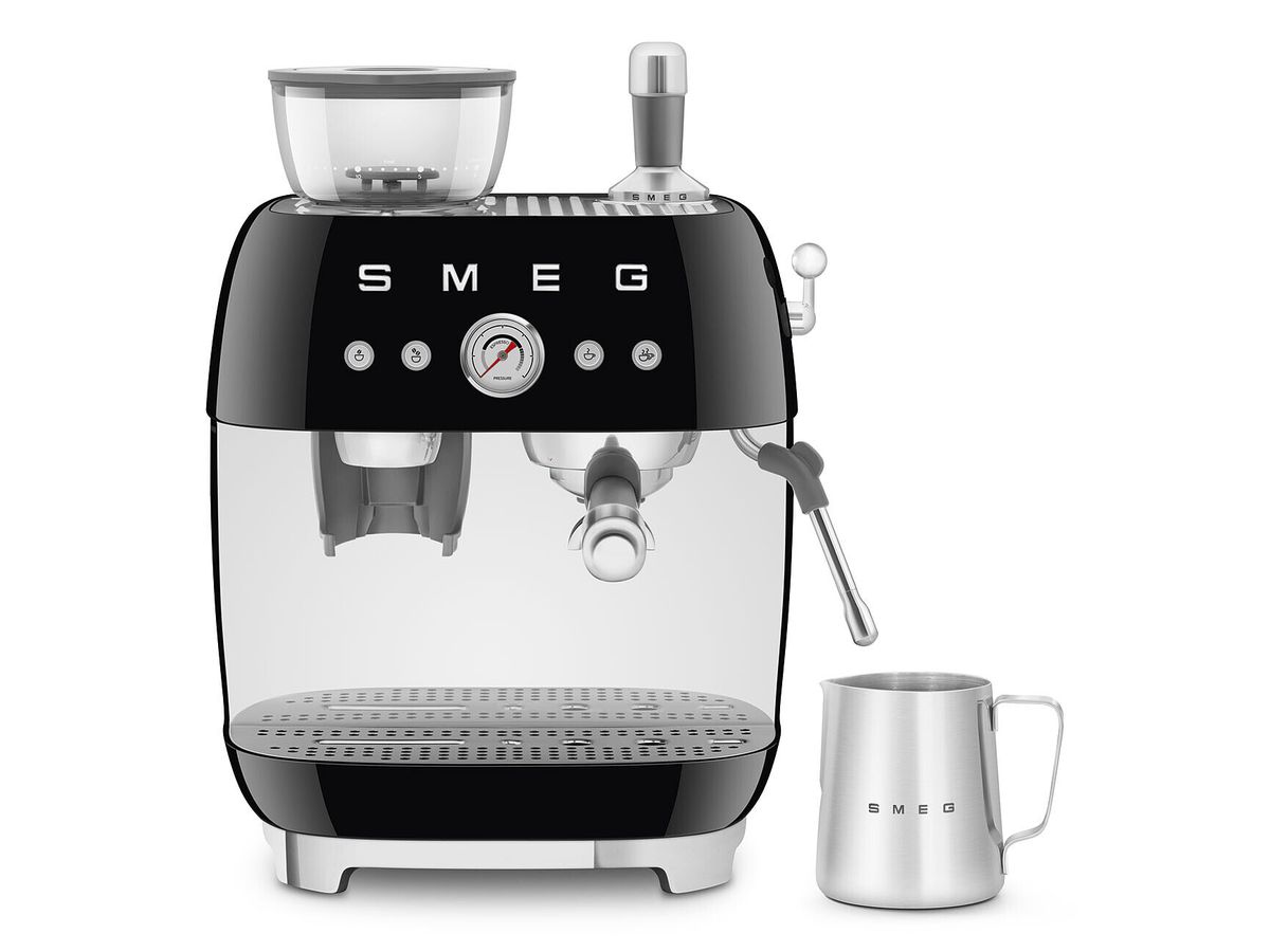 Espressomaschine mit Mahlwerk EGF03BLEU Lavazza-Edition