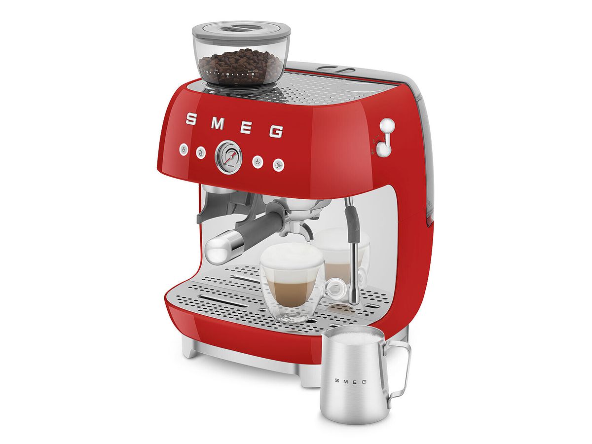 Espressomaschine mit Mahlwerk EGF03RDEU Lavazza-Edition
