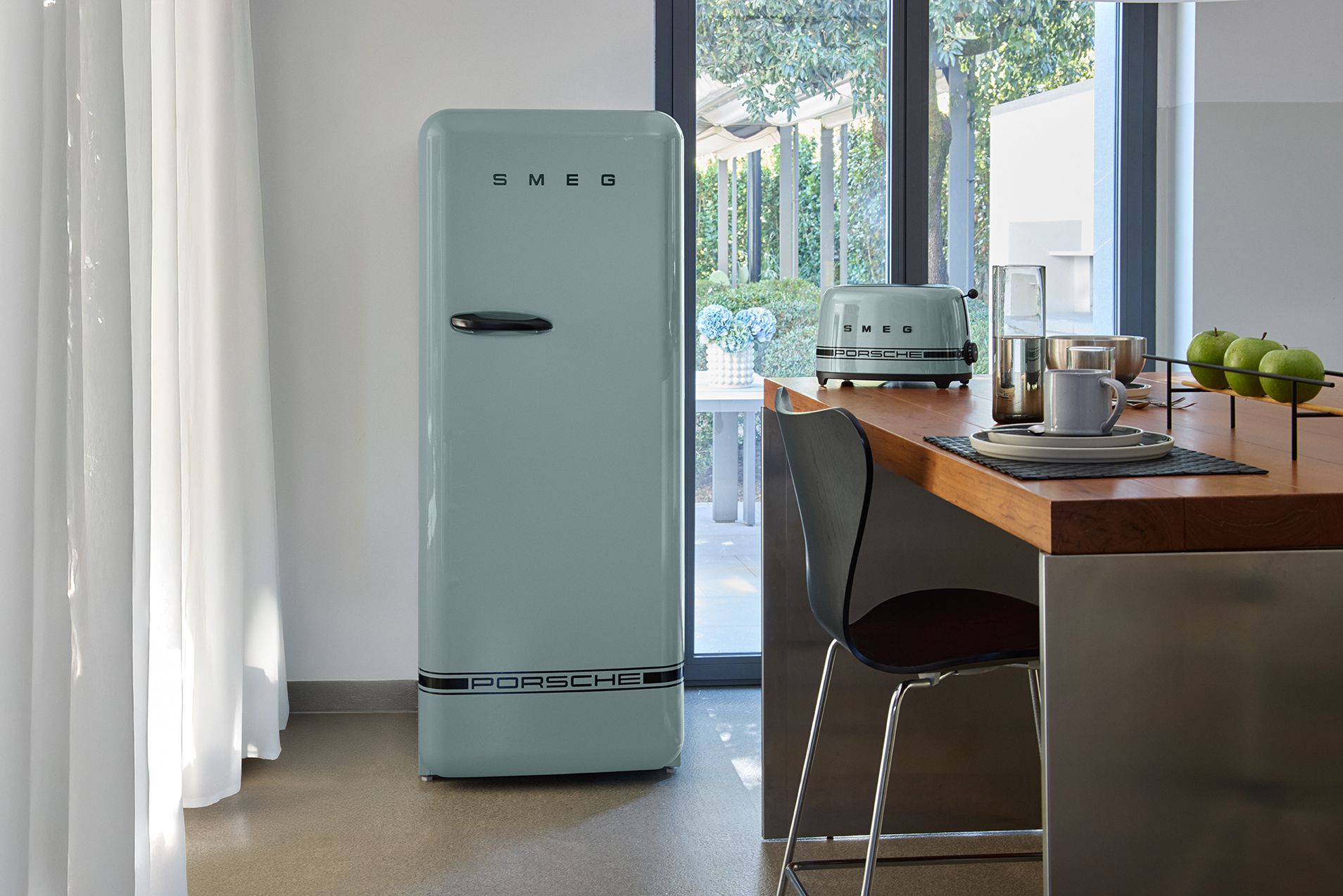 smeg FAB28RDPCW6 Réfrigérateur en pose