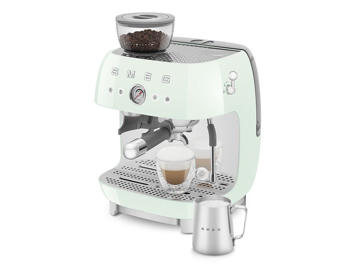 Espresso Coffee Machine with grinder 50's Style EGF03PGEU