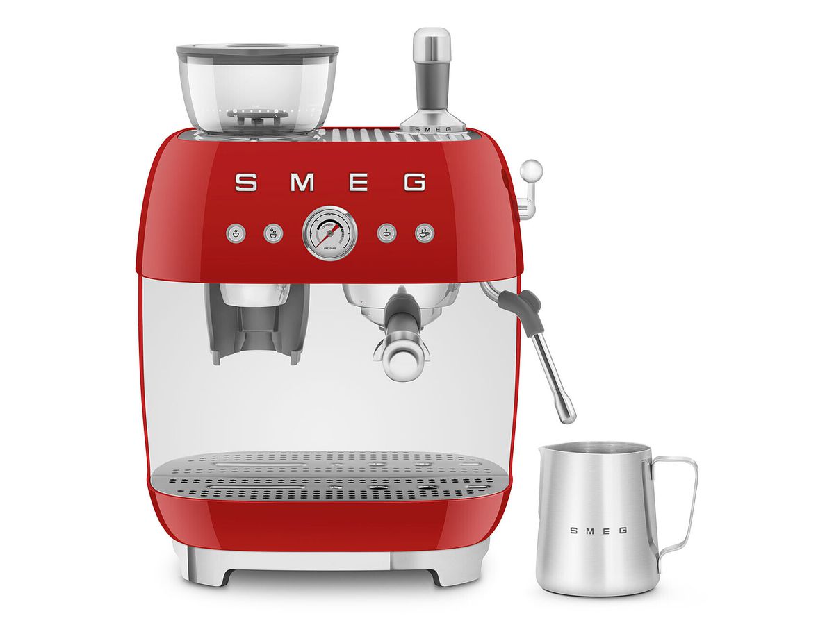 Espressomaschine mit Mahlwerk EGF03RDEU Lavazza-Edition