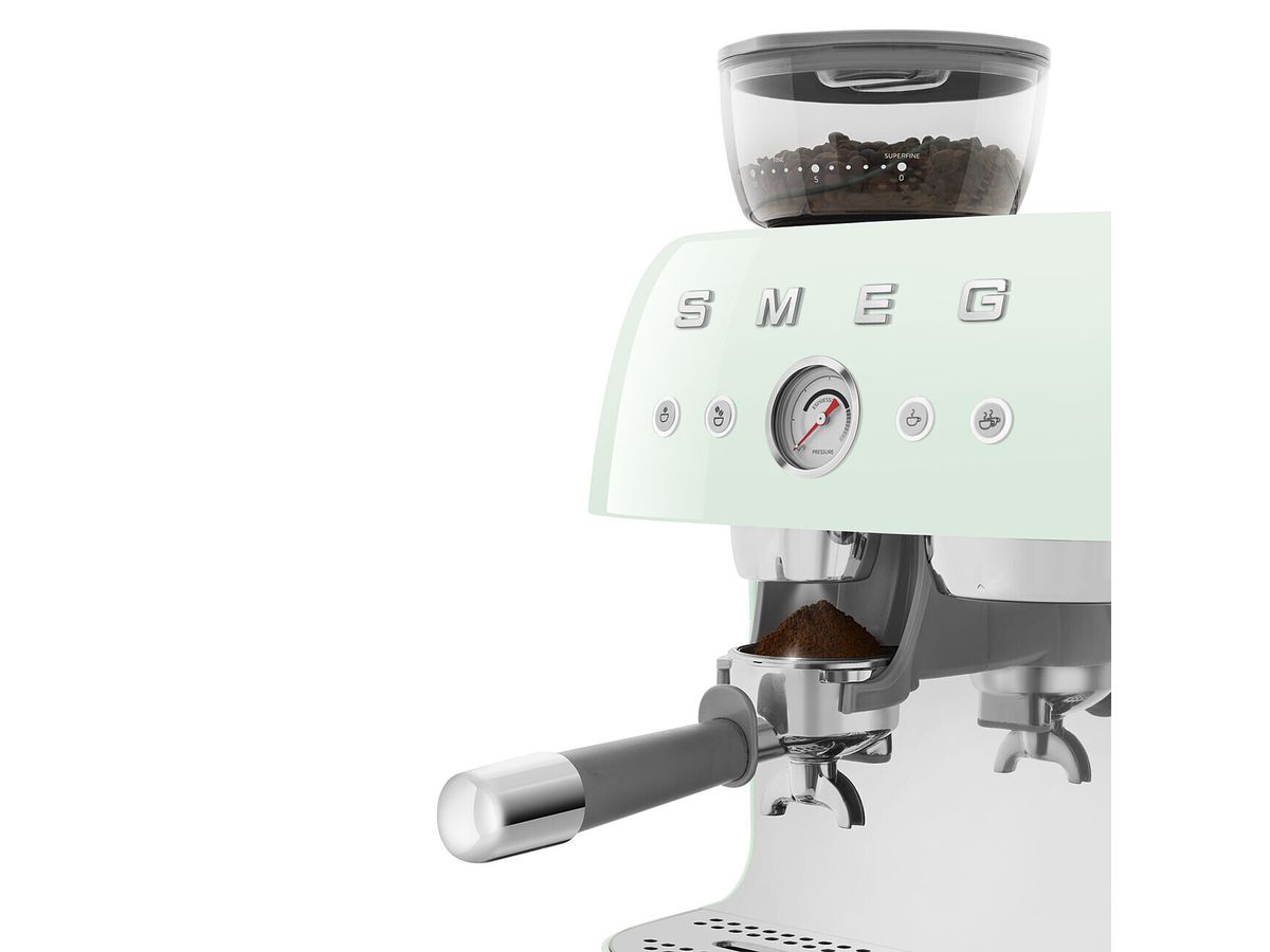 Espresso Coffee Machine with grinder 50's Style EGF03PGEU