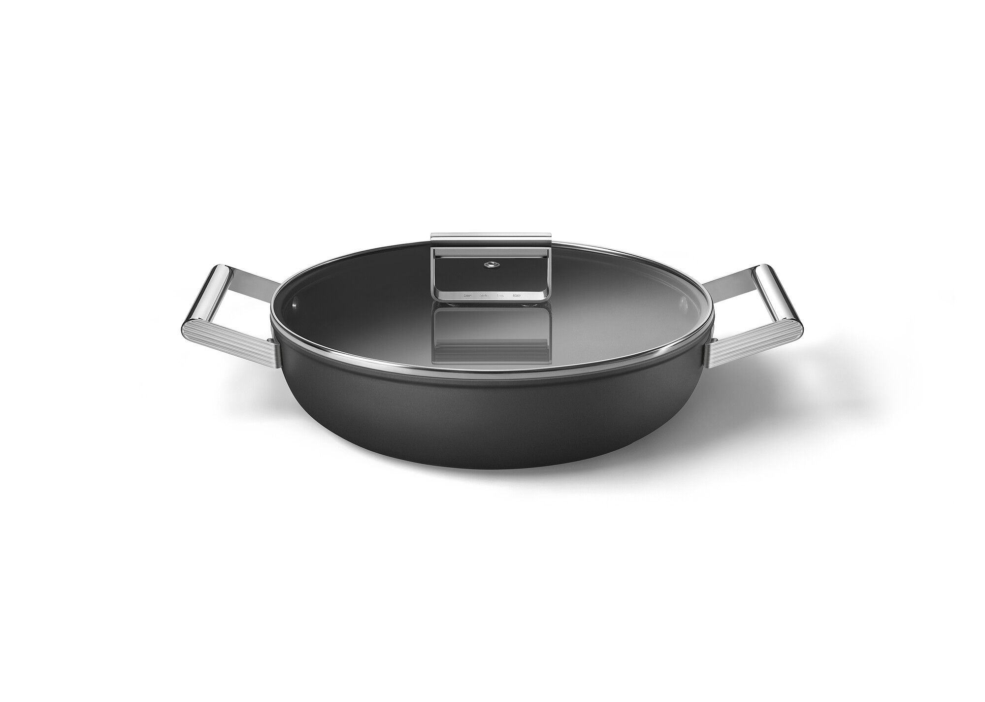 Nồi chảo Smeg DPF2812BLM 28cm màu đen – 3,7L | Sang trọng, bền bỉ, chuẩn phong cách Ý