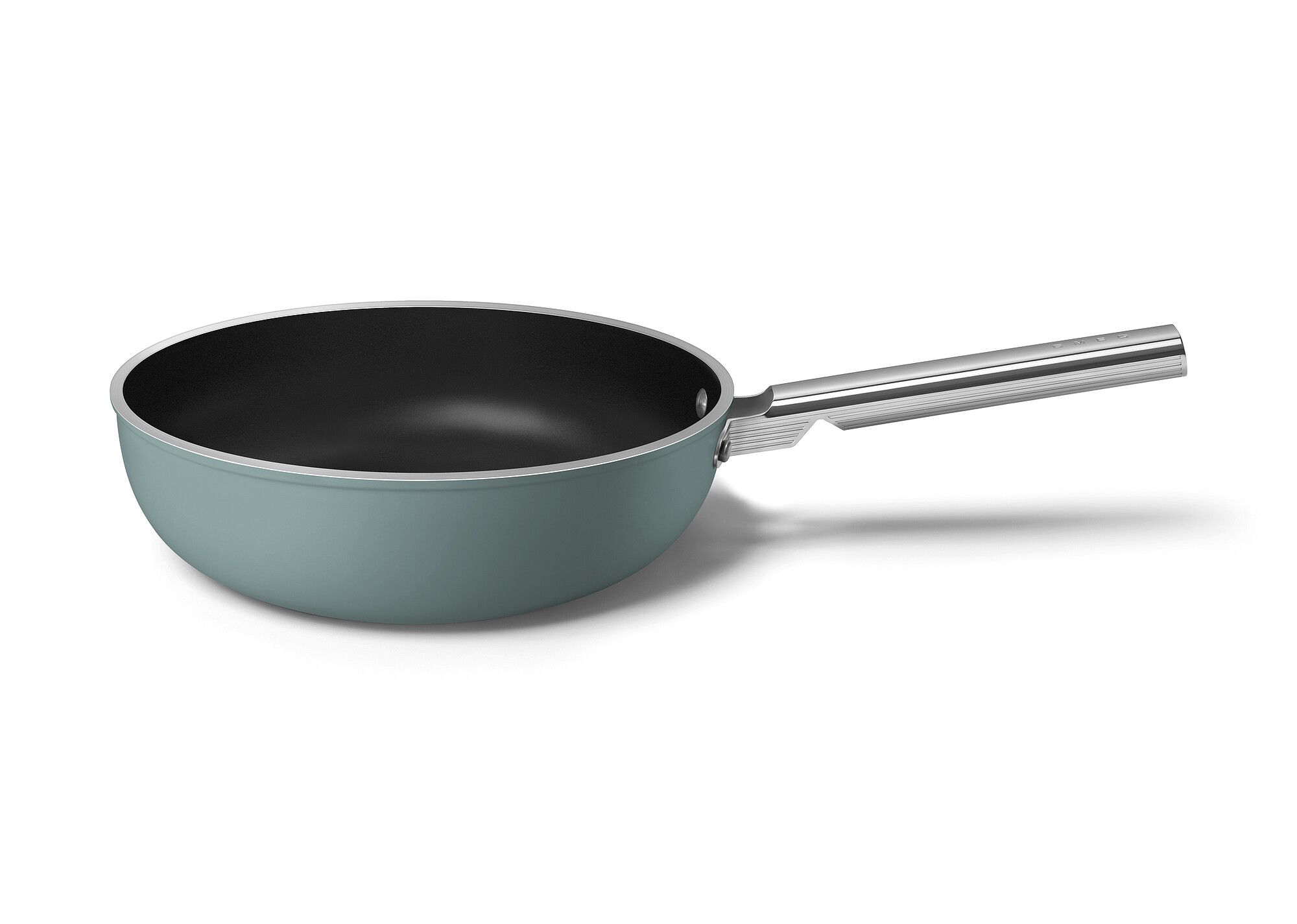 Chảo sâu lòng Smeg WOF3002EGM 30cm màu xanh - 5,2L | Sang trọng – Bền bỉ – Nấu ăn tinh tế