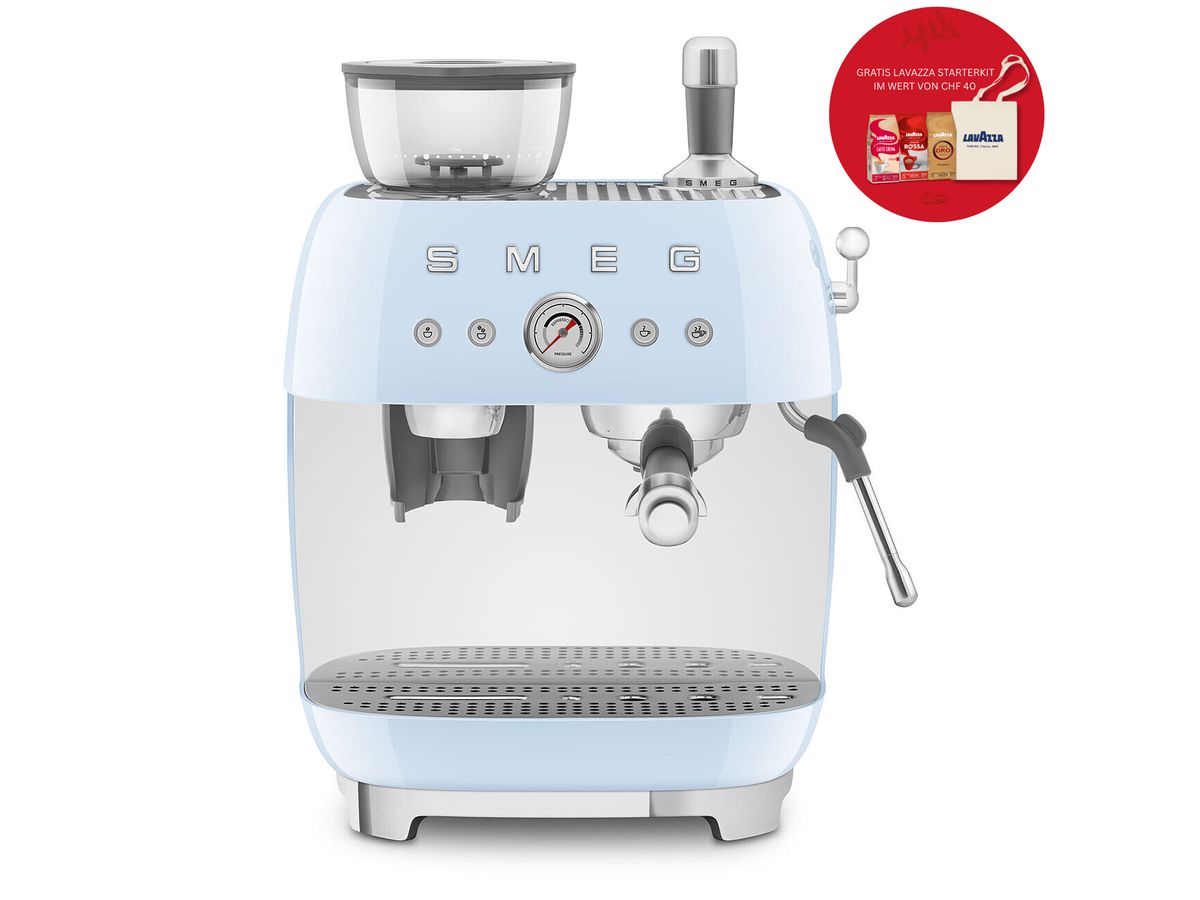 Espressomaschine mit Mahlwerk EGF03PBEU Lavazza-Edition