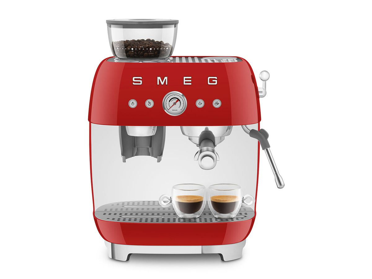 Espressomaschine mit Mahlwerk 50's Style EGF03RDEU