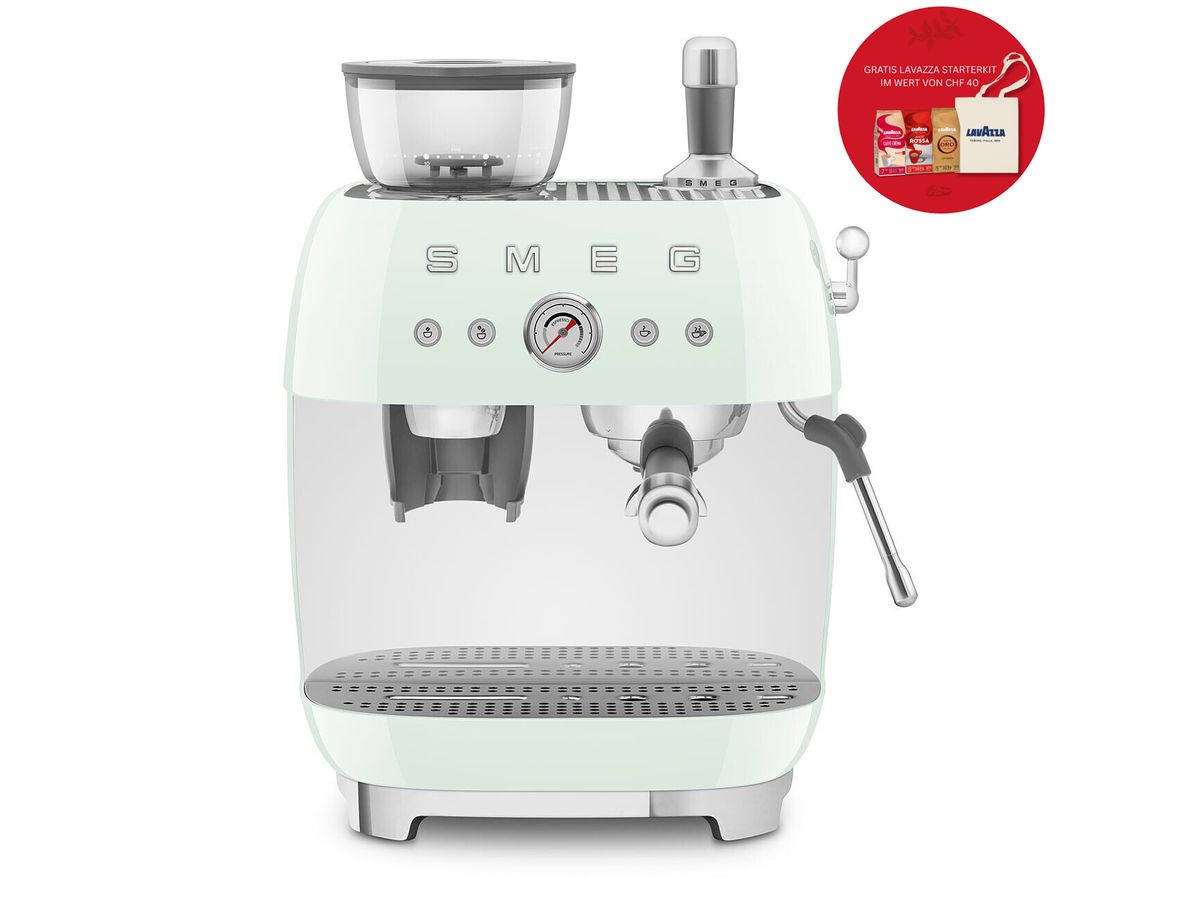 Espressomaschine mit Mahlwerk EGF03PGEU Lavazza-Edition